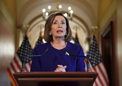House Speaker Nancy Pelosi