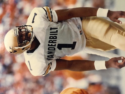 Derrick Gragg during his playing days at Vanderbilt
