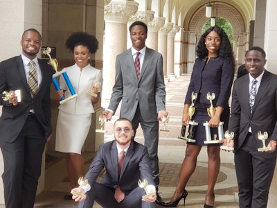 Members of the Wiley debate team