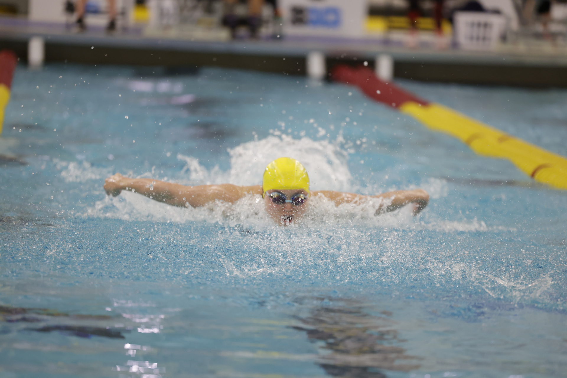 Three-time Olympic medalist in swimming Maggie MacNeil of University of Michigan. (Courtesy of Michigan athletics)