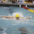 Three-time Olympic medalist in swimming Maggie MacNeil of University of Michigan. (Courtesy of Michigan athletics)