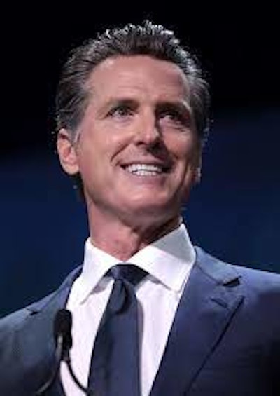 California Governor Gavin Newsom