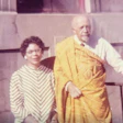 Dr. Yolande Du Bois Irwin and her grandfather, Dr. W. E. B. Du Bois in 1959.
