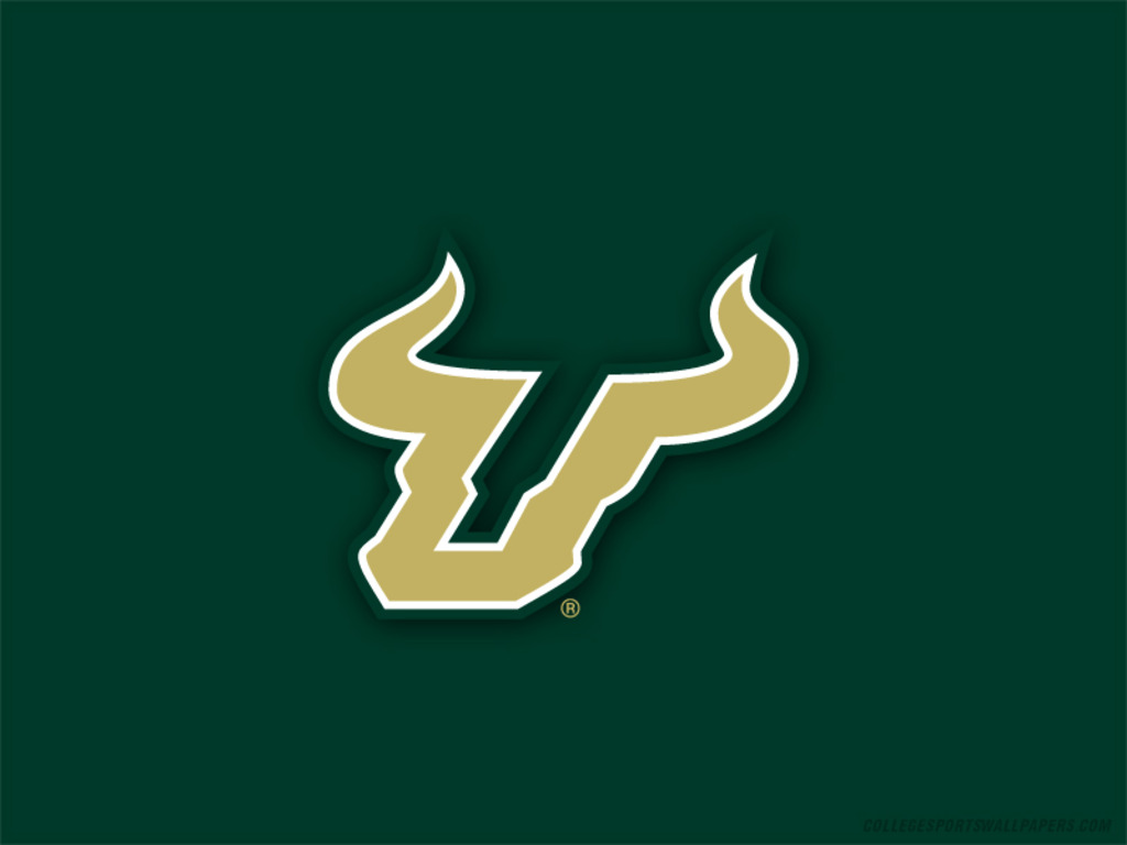 Football logo of the University of South Florida Bulls
