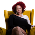 Nikole Hannah-Jones, journalist and Knight Chair in Race and Journalism at the Cathy Hughes School of Communications at Howard University.