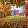 The Lincoln College campus in fall.