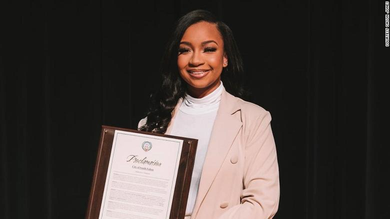 Georgia high school senior Makenzie Thompson will study animal science at Tuskegee University.