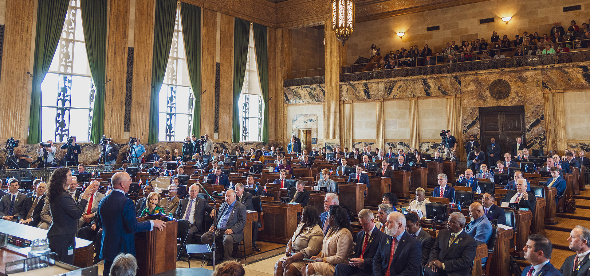 Louisiana Senate Chambers.