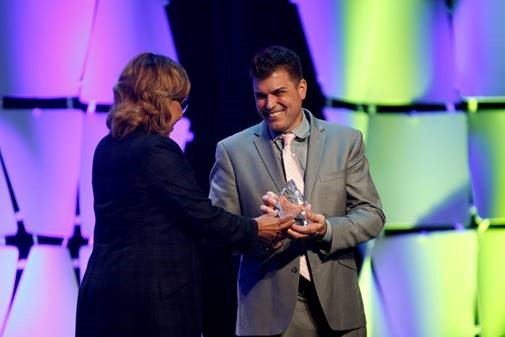 Chancellor Dr. Carlos O. Turner Cortez receives 2022 Reginald Wilson Diversity Leadership Award.