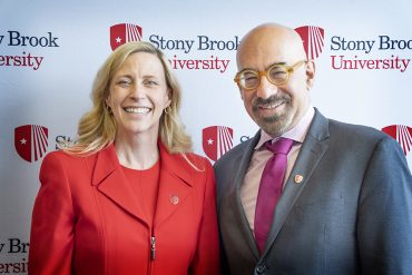 President Maurie McInnis and David Spergel