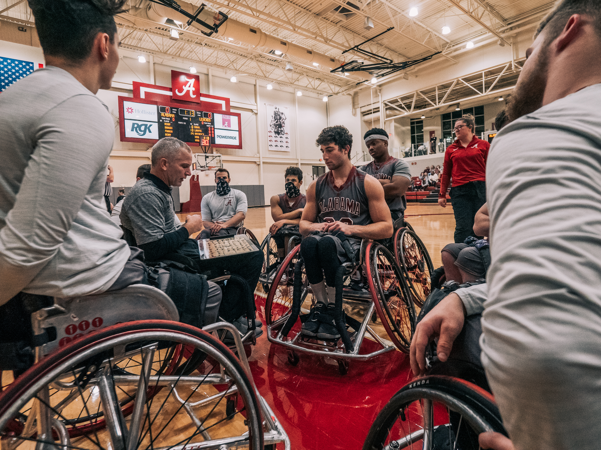 The University of Alabama Adapted Athletics program has competitive men&rsquo;s and women&rsquo;s wheelchair basketball teams and a coed tennis team, which are housed in the university&rsquo;s College of Education.