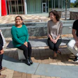 Dr. Sofia Pendley, second from right, is with representatives of the community-based organization Make the Road Connecticut. Photo Credit: Sacred Heart University
