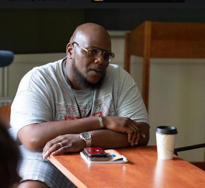 Demetrius James, program manager at the Bard Prison Initiative and a former incarcerated student