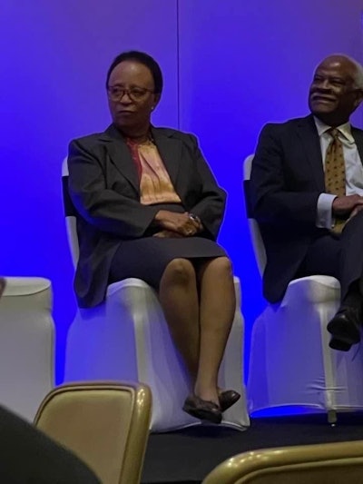 Dr. Shirley Ann Jackson with Diverse co-founder Frank L. Matthews