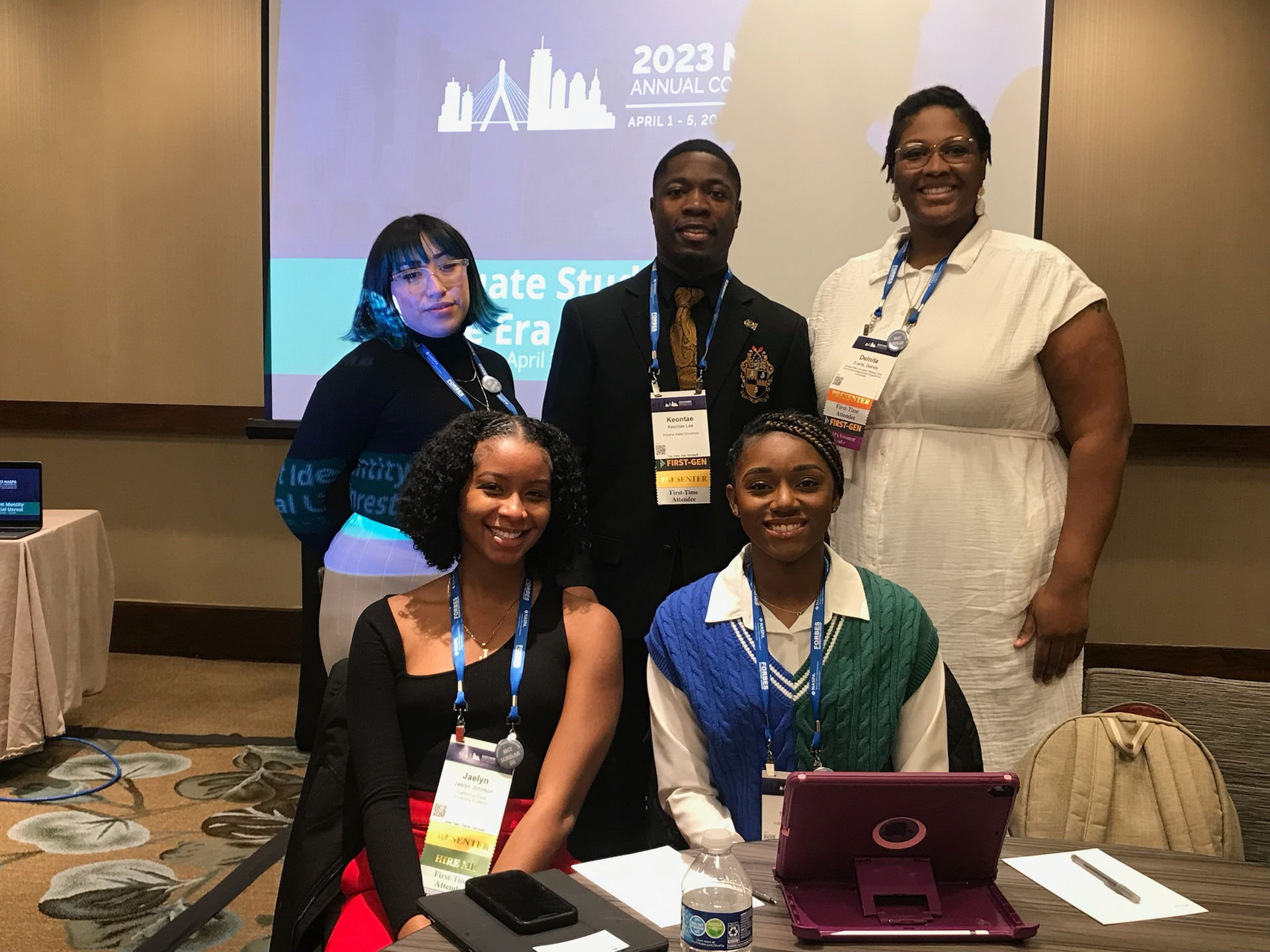 Dr. Melvin C. Terrell Scholars present at recent NASPA conference in Boston.