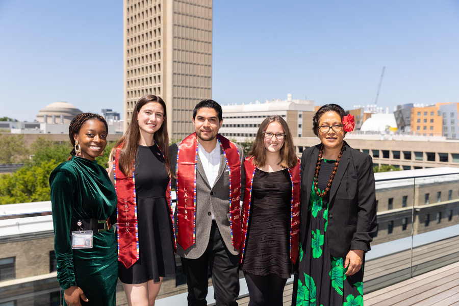 More than 140 graduate and undergraduate students at MIT received red &ldquo;Latinx MIT Class of 2023&rdquo; stoles for this year's commencement.