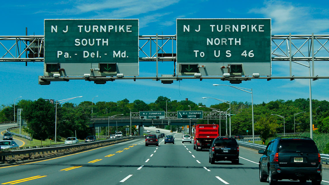 New Jersey Turnpike Sign