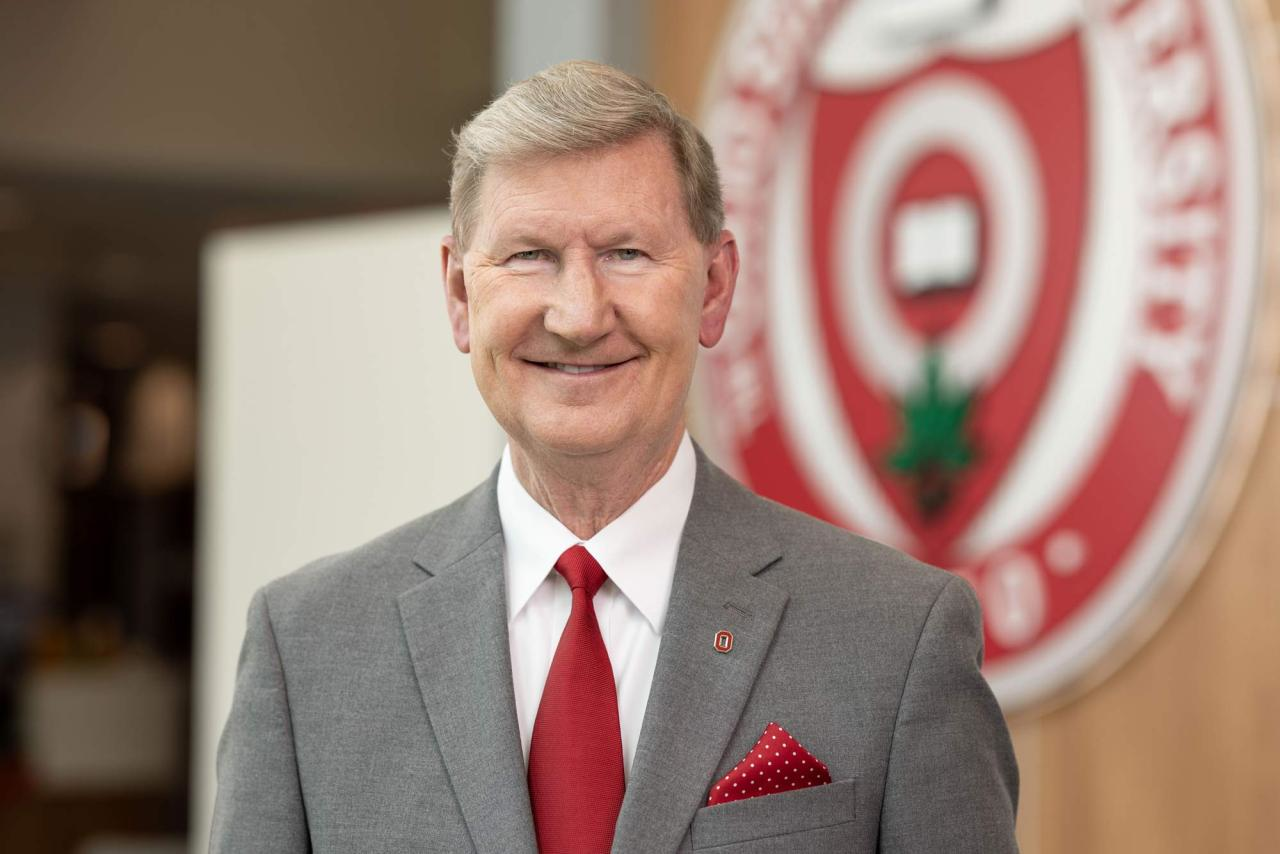 Walter 'Ted' Carter Jr., incoming president of The Ohio State University