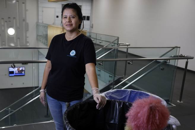 Edith Rangel is one of 250 permanent employees who will benefit from an increase in San Diego Community College District's minimum wage to $30.58. Previously, it was $22.13.