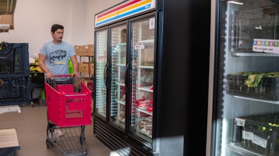 The Student Research and Advocacy Center at Lee College houses a food pantry.