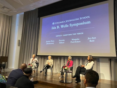 Journalists Joy-Ann Reid, Marquita Pool-Eckert, Dorothy Gilliam, and Jenisha Watts.
