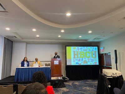 Dr. Danisha Williams, director of admissions at Lincoln University of Missouri; Dr. Juan M. Alexander St, associate vice president for enrollment management at Norfolk State University; Dr. Anthony E. Jones, vice president of enrollment management and student experience at Bethune-Cookman University.