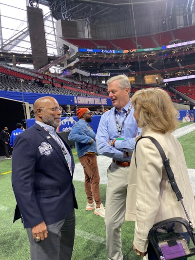 NCAA President Charlie Baker remains supportive of efforts to enable student-athletes to benefit from NIL.