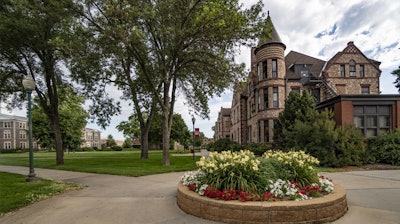 The University of South Dakota, East Hall.