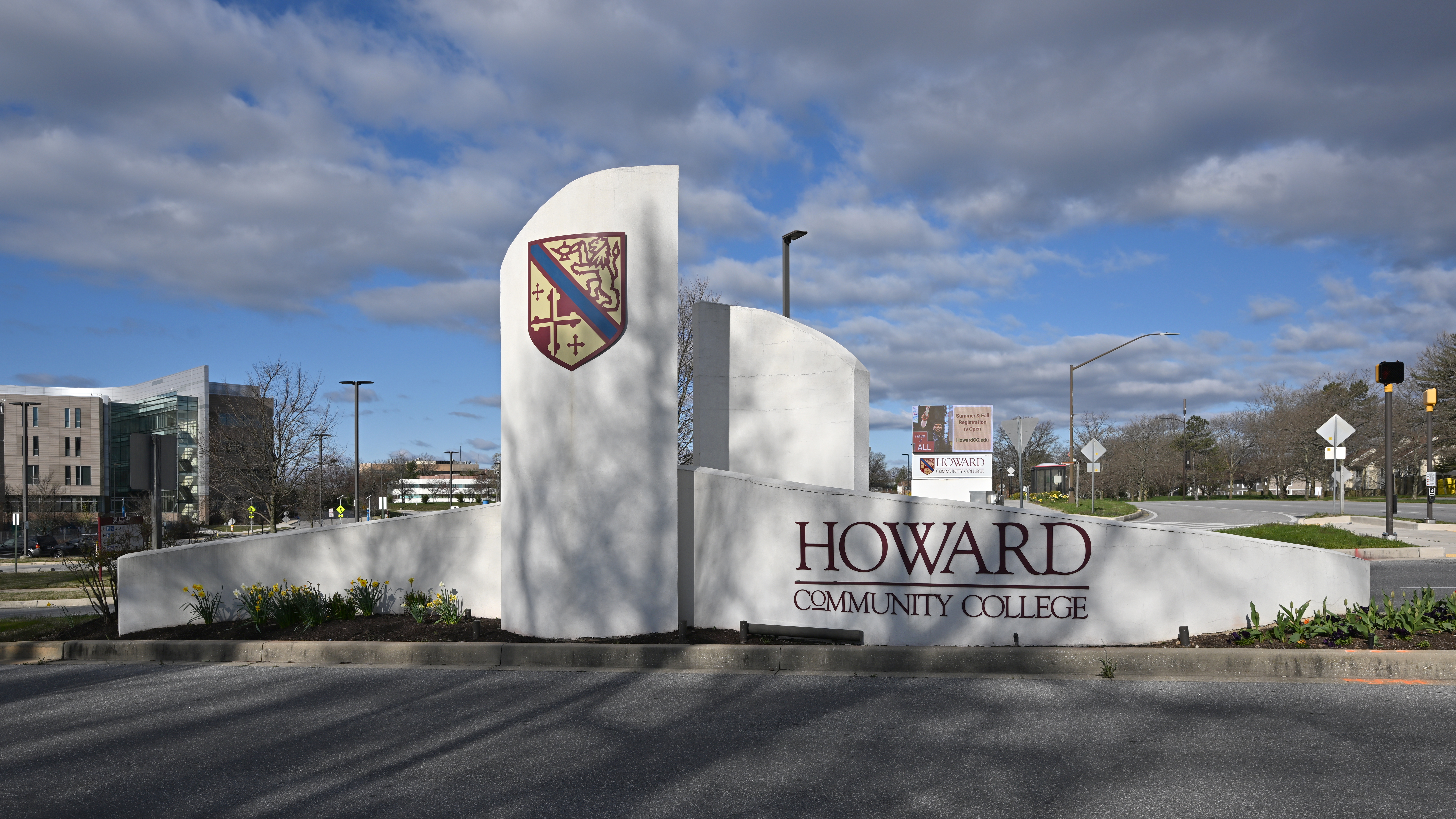 Howard Community College Sign Columbia Md 2023 04 02 09 06 01