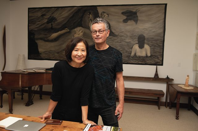 Thomas P. Clement and his wife, Wonsook Kim, bestowed an historic $2.5 million gift upon Howard Community College to help support it science, technology, engineering, and mathematics division.