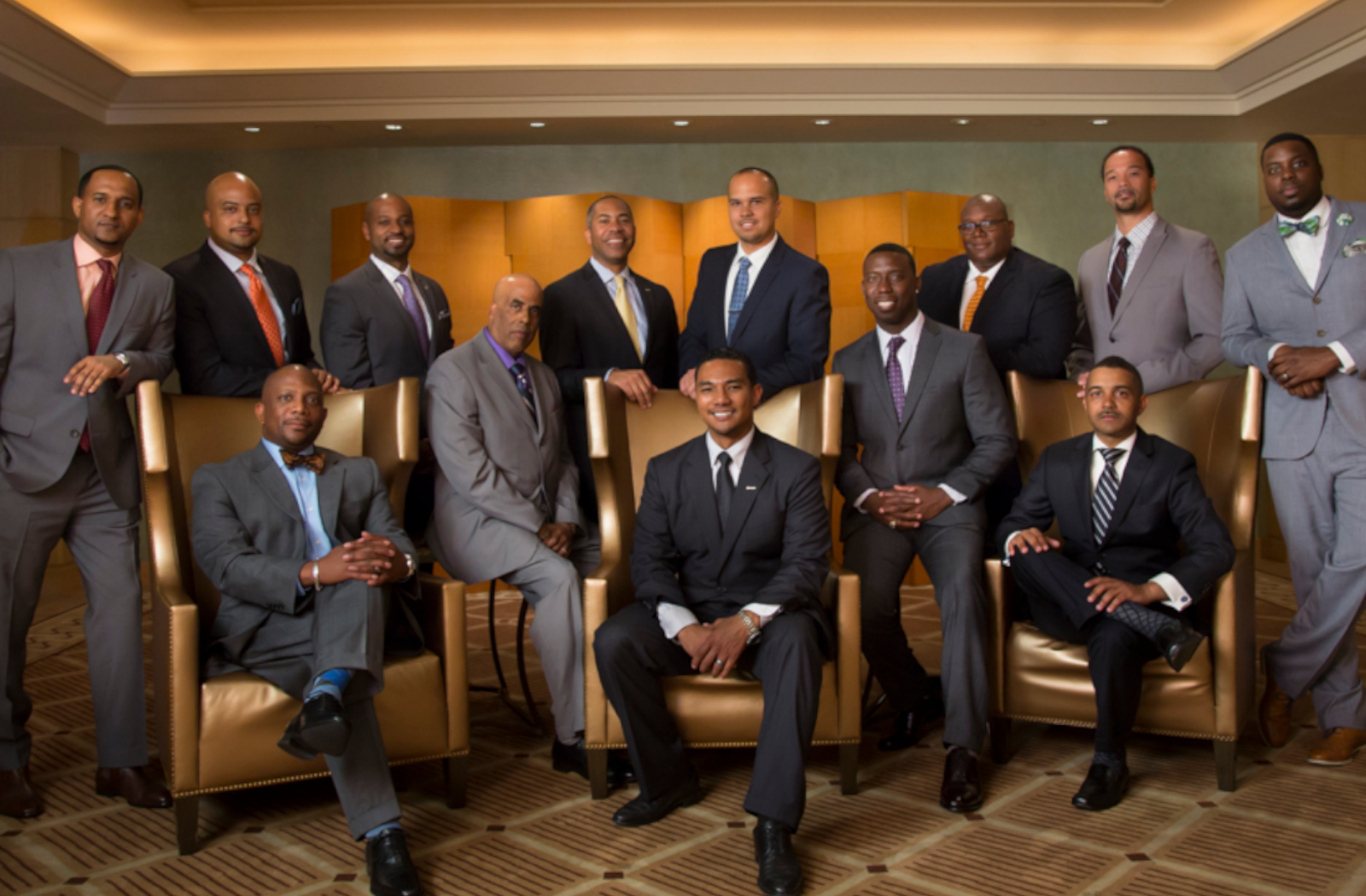 The leadership of the the African American Male Education Network & Development.
