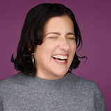 Sara Headshot 2 Pink Scaled