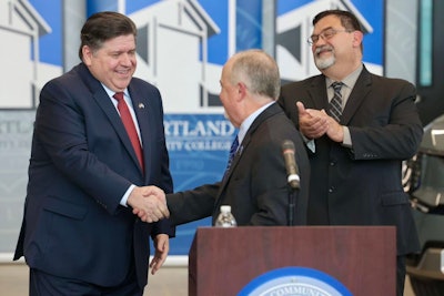 Governor JB Pritzker at Heartland Community College