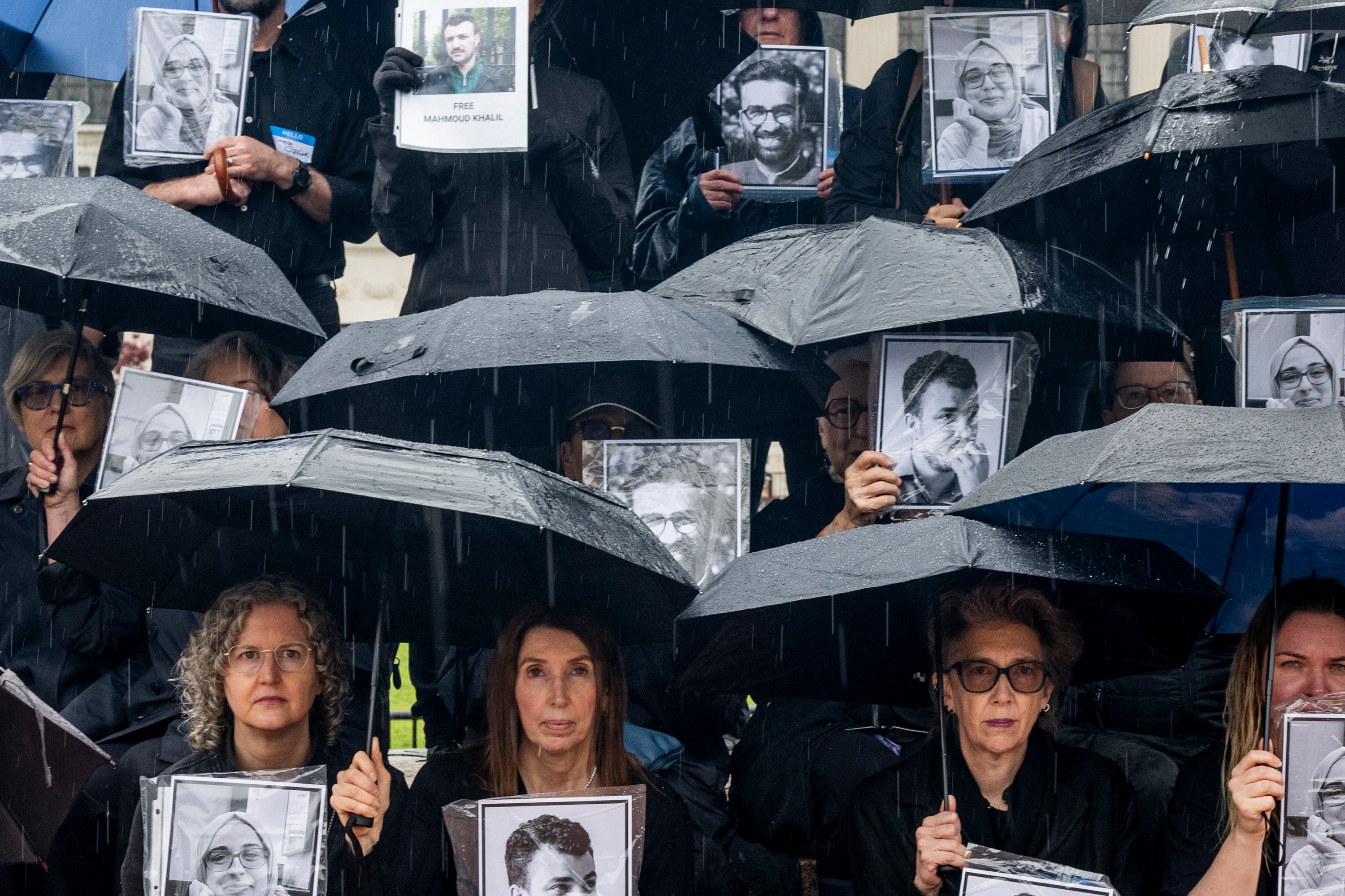 Vigil at Columbia University