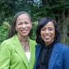 Senators Lisa Blunt Rochester of Delaware and Angela Alsobrooks of Maryland.