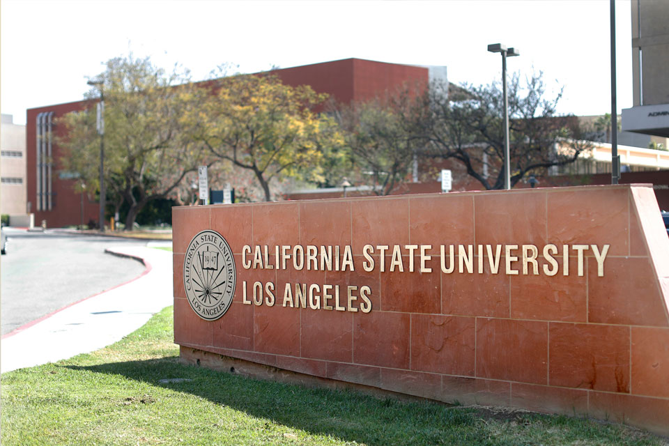 Cal State La Front Entrance Sign