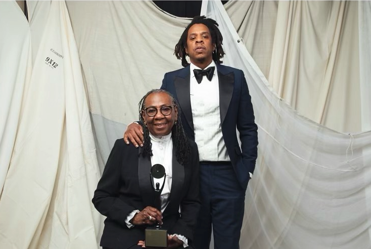 Gloria Carter with her son, hip-hop icon, Shawn 'Jay-Z' Carter. The two co-founded the Shawn Carter Foundation in 2003.