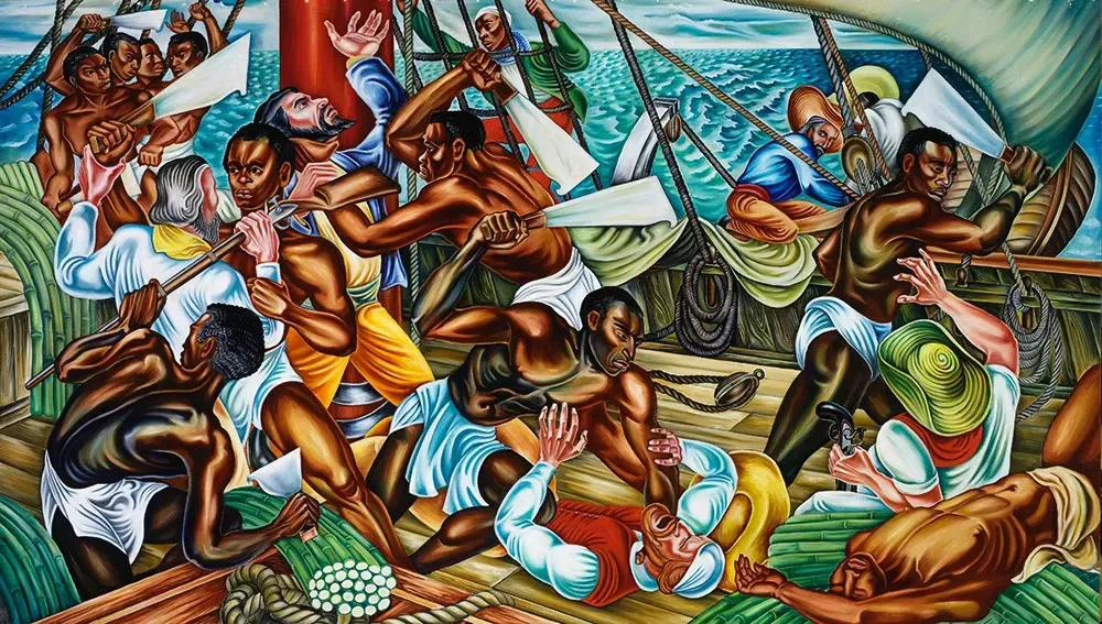 Talladega College has sold four of its six celebrated Hale Woodruff murals to secure the school's financial future while ensuring the artwork remains accessible to the public.