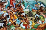 Talladega College has sold four of its six celebrated Hale Woodruff murals to secure the school's financial future while ensuring the artwork remains accessible to the public.