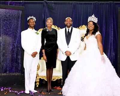 President Faison And First Lady With King And Queen