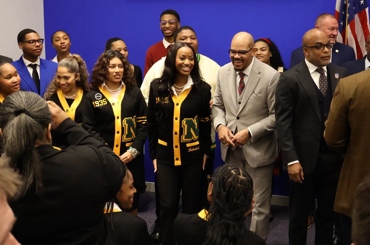 At a press conference, four HBCU Presidents were in attendance.