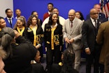 At a press conference, four HBCU Presidents were in attendance.