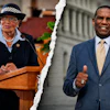 Rep. Alma Adams (D-NC) and Burgess Owens (R-UT) stood on opposite sides of Wednesday's hearing on free speech.