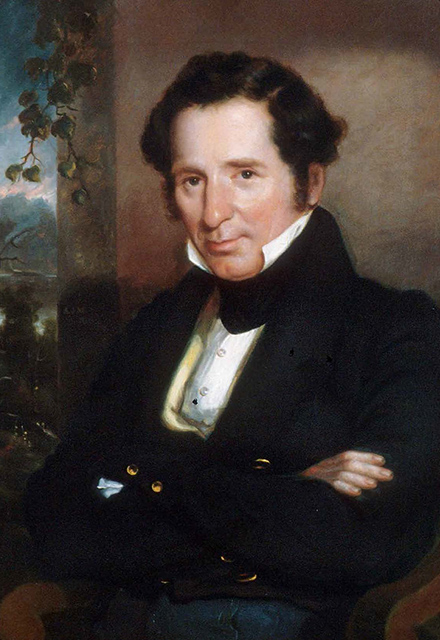 A portrait of Johns Hopkins