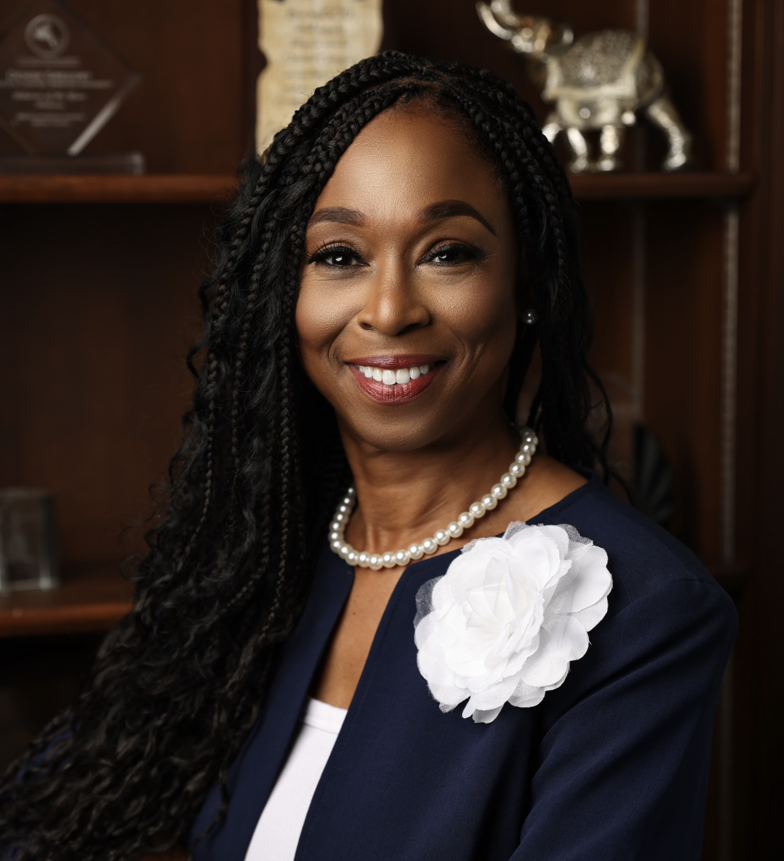 Dr. Denise Jones Gregory is Jackson State University's sixth president in 10 years.