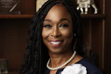 Dr. Denise Jones Gregory is Jackson State University's sixth president in 10 years.