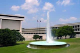 The LBJ Presidential Library on the University of Texas - Austin campus.