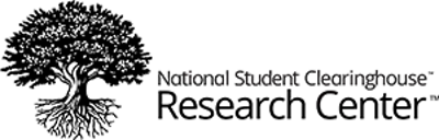 National Student Clearinghouse Research Center logo featuring a stylized tree with roots and black text